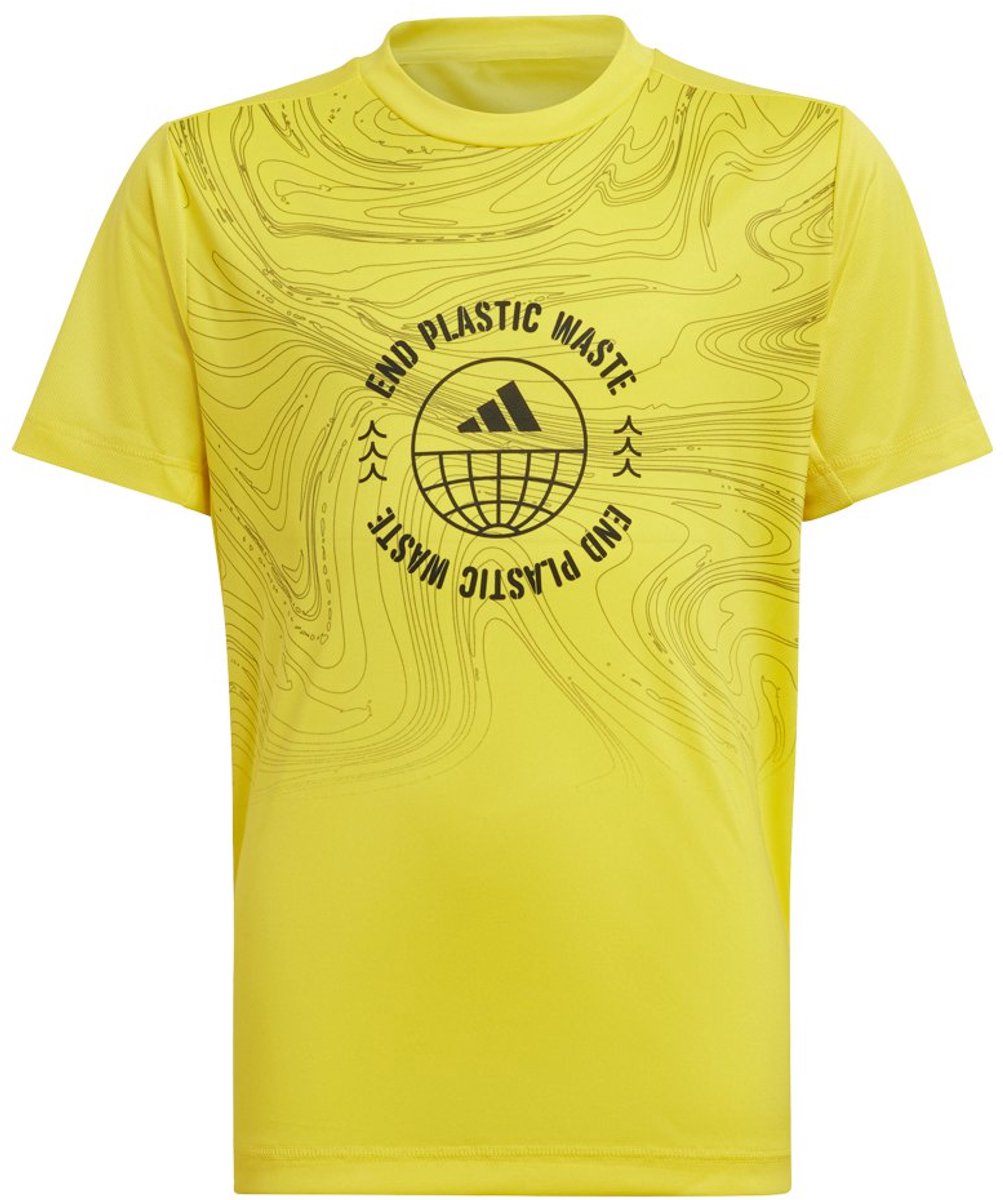 Adidas U Rfto T-shirt Met Korte Mouwen 9-10 Years Kinderen Geel