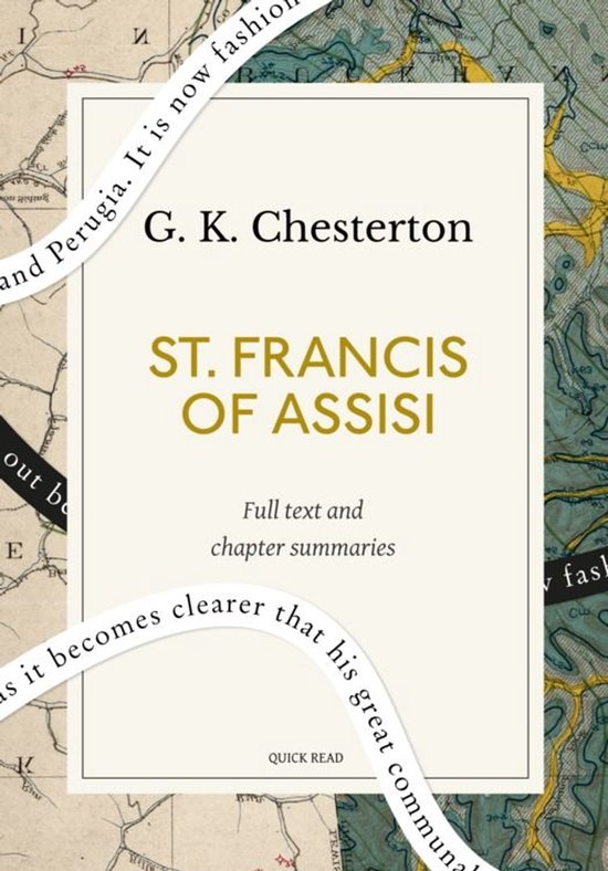 St. Francis of Assisi: A Quick Read edition - cover