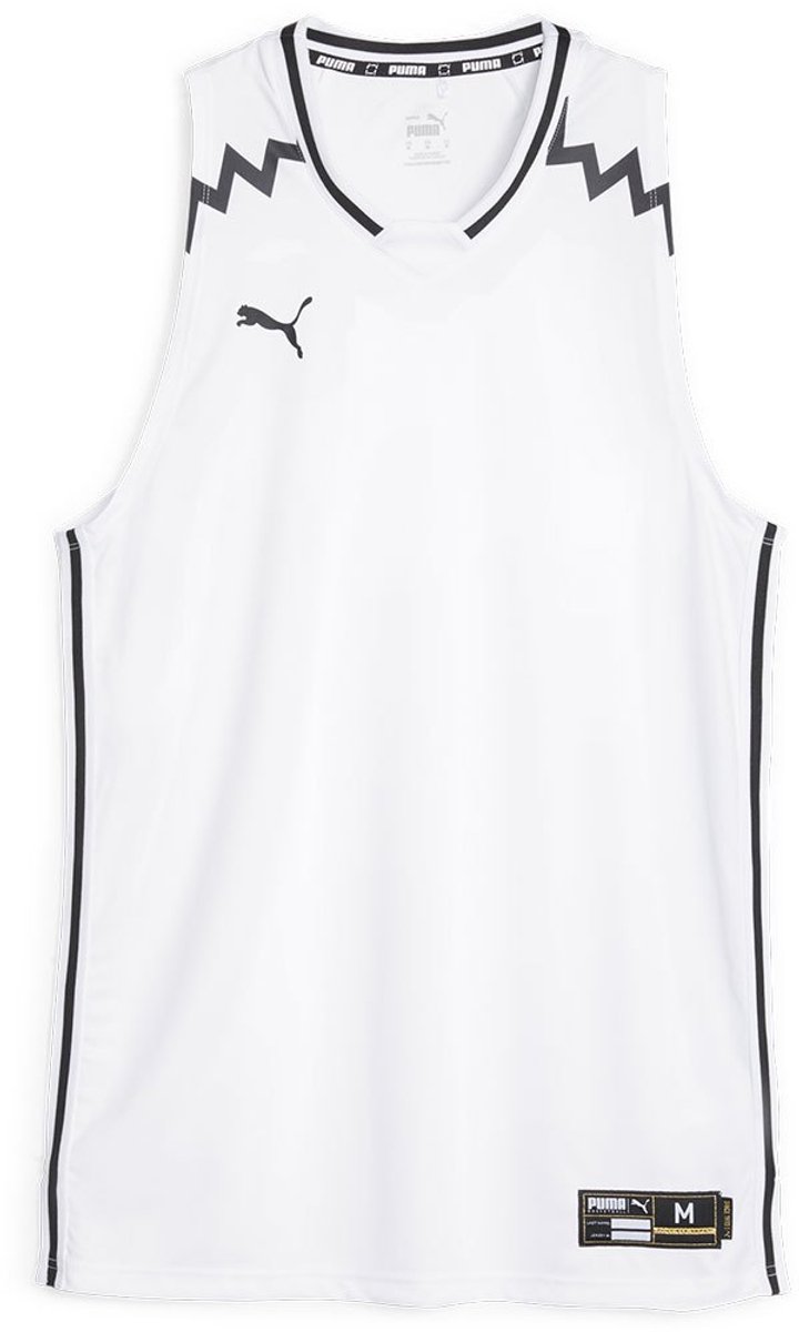 Puma Hoops Team Game Mouwloos T-shirt XS Man Vrouw Wit