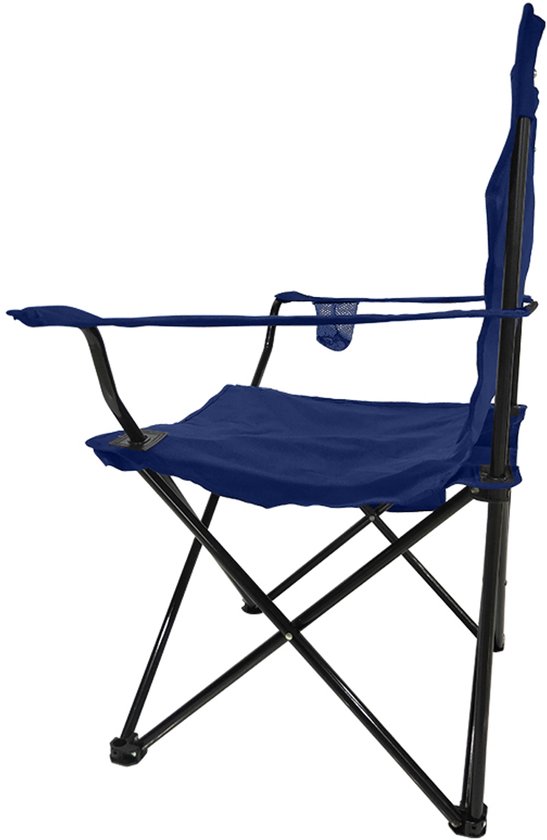 Lopoleis® Campingstoel - Klapstoel - Campingstoel opvouwbaar - Visstoel - Vouwstoel - Strandstoel - Inklapbaar - Lichtgewicht - Outdoor Stoel - 1.6kg - Blauw — afbeelding 4
