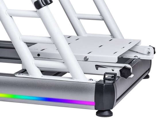 Thermaltake GR500 – Racing Simulator Cockpit – Verstelbare Seat & Stevig Frame - Snow — afbeelding 4