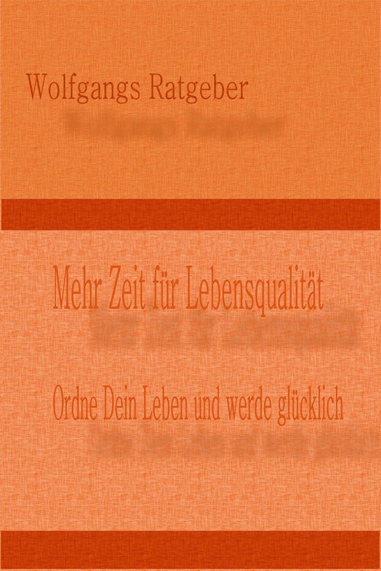Mehr Zeit für Lebensqualität - cover