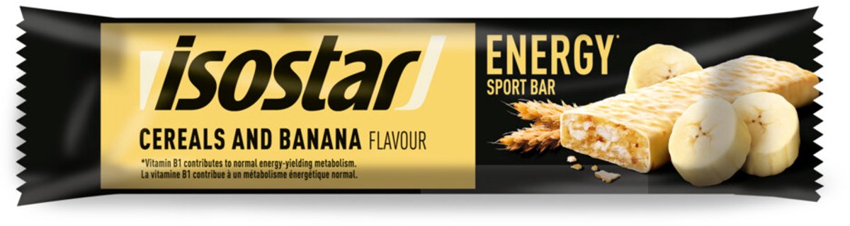 Isostar High Energy Sportreep Banaan - 6 x 40 gr - Voordeelverpakking
