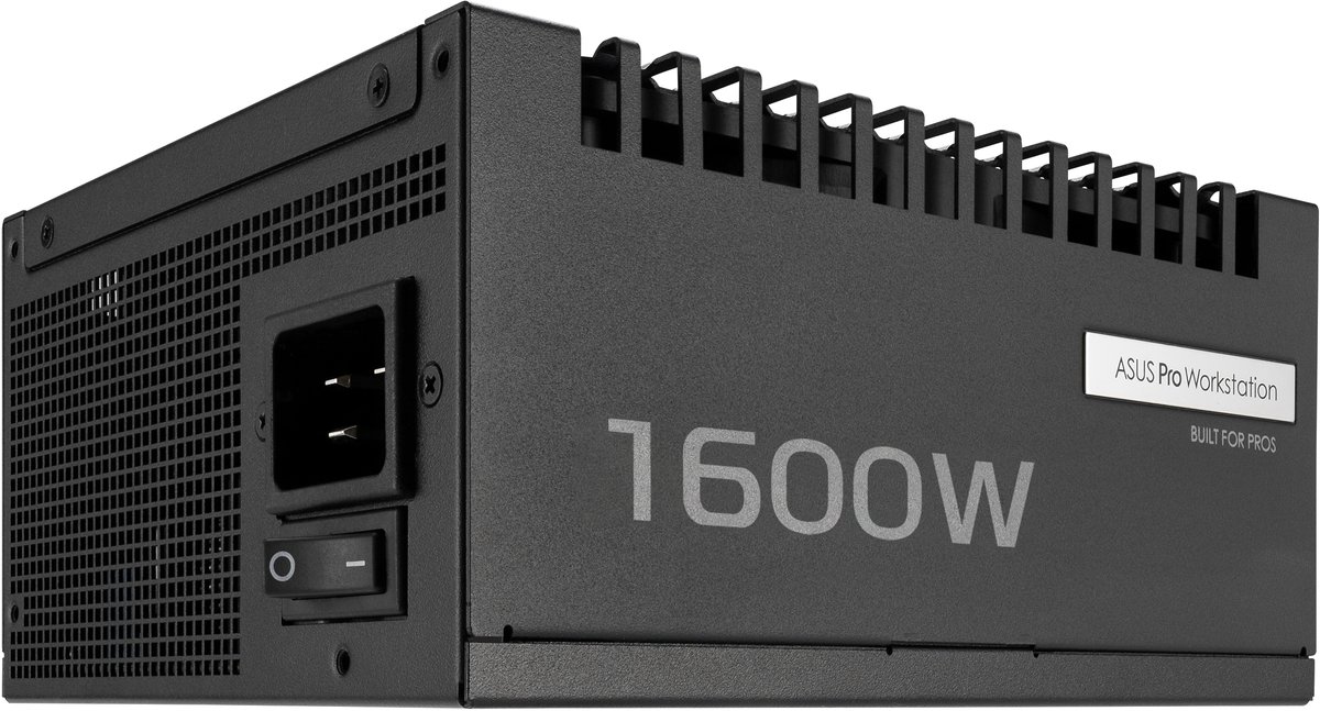 ASUS Pro WS 1600W Platinum – Volledig Modulaire 80 PLUS Platinum PSU voor Workstations