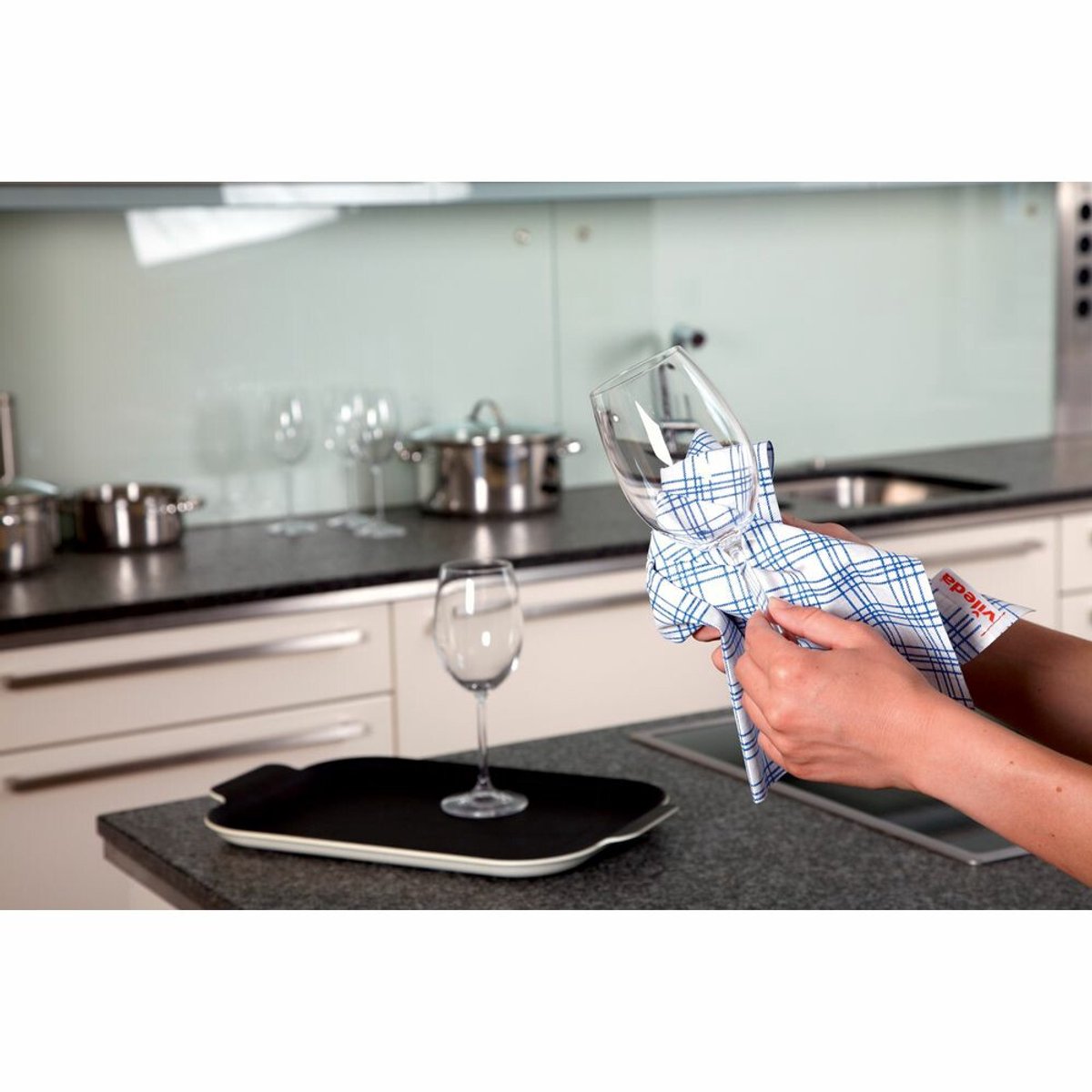 Vileda Doek Microfibre Vaat - 4 x - Voordeelverpakking