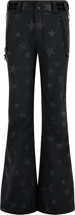 killtec Skibroek voor meisjes, functionele broek met afritsbare slab, sneeuwvanger en randbescherming KSW 77 GRLS SKI PNTS, donkerblauw, 128, 37258-000