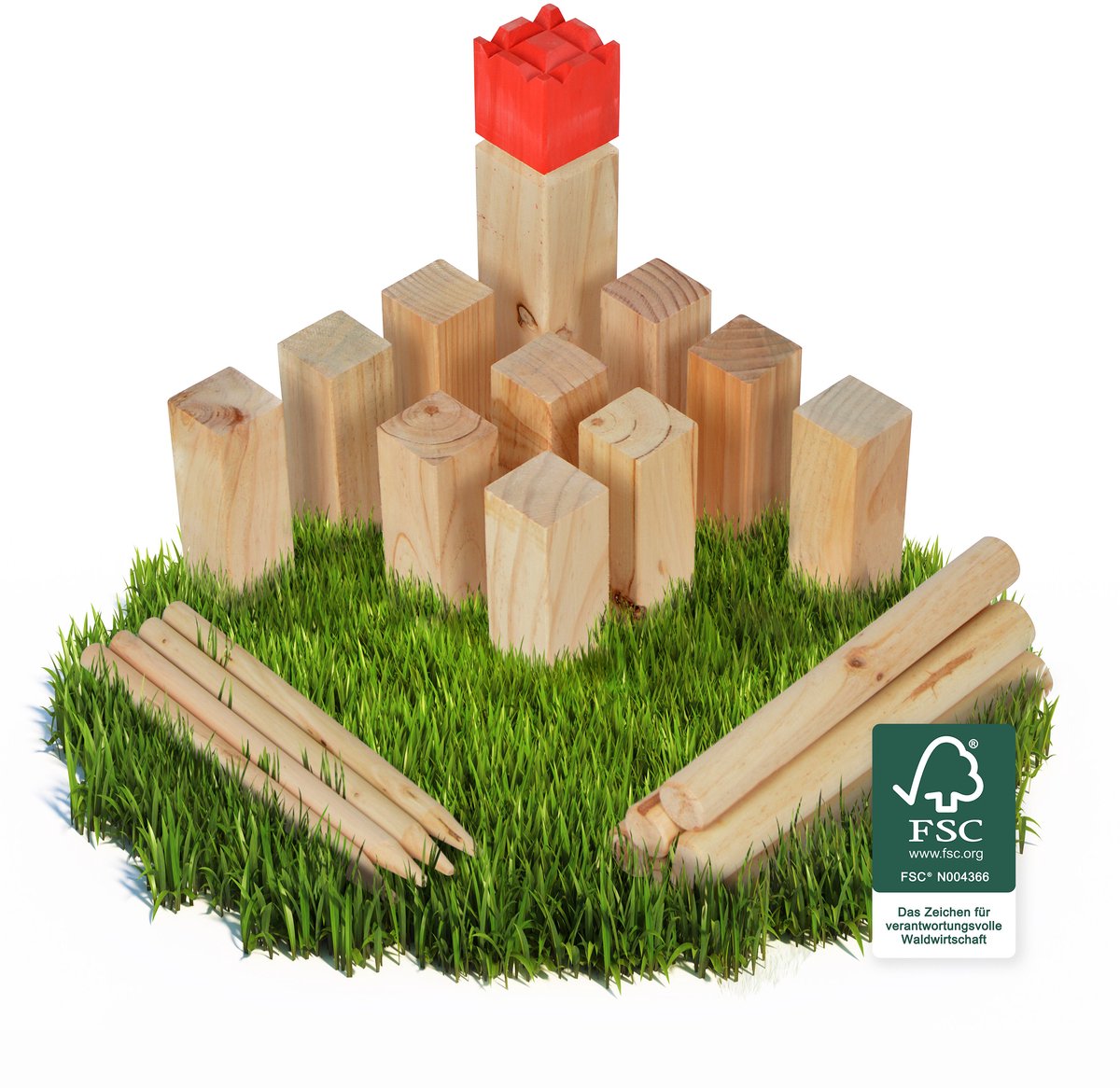 Ocean5 Werp spel Kubb Deluxe