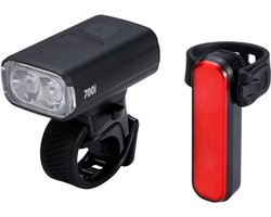 BBB Cycling NanoStrike 700i Combo Voorlicht & Achterlicht Set – 700 Lumen – USB Oplaadbaar – IPX6 Regenbestendig – Fietsverlichting Racefiets & Mountainbike – BLS-266i
