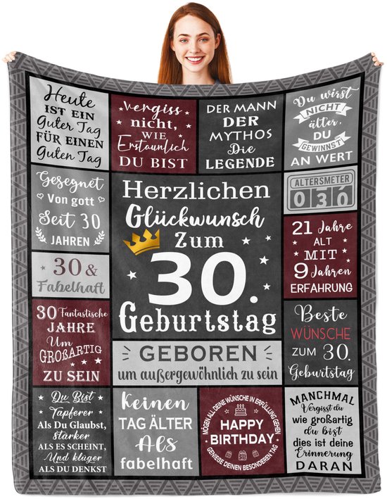 30 Verjaardag Decoratie Zilver Zwart