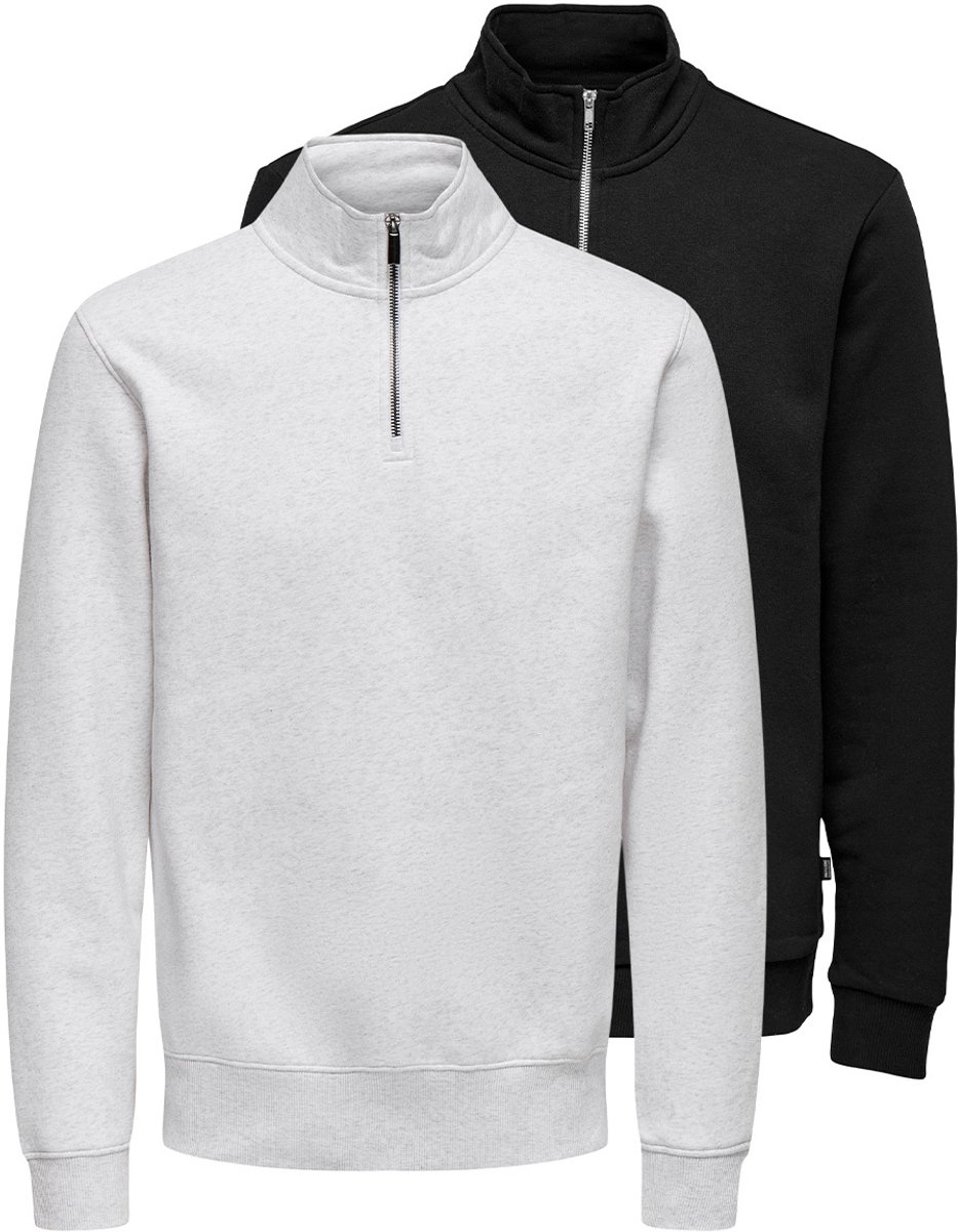 Only & Sons Heren sweattroyer 2 pack Ceres