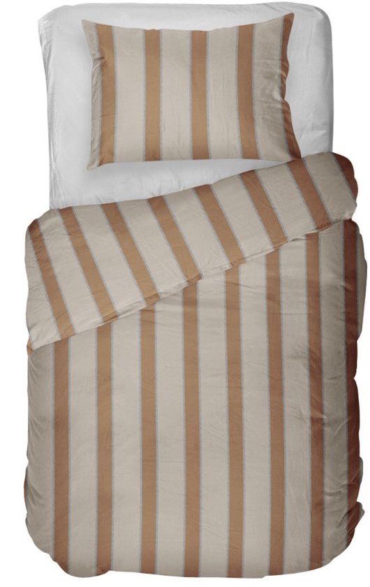 Kayori Mala Dekbedovertrek Flanel - 140x200-220 + 1 sloop - Superzacht & Isolerend - Eenpersoons - Zand van Kayori — afbeelding 5