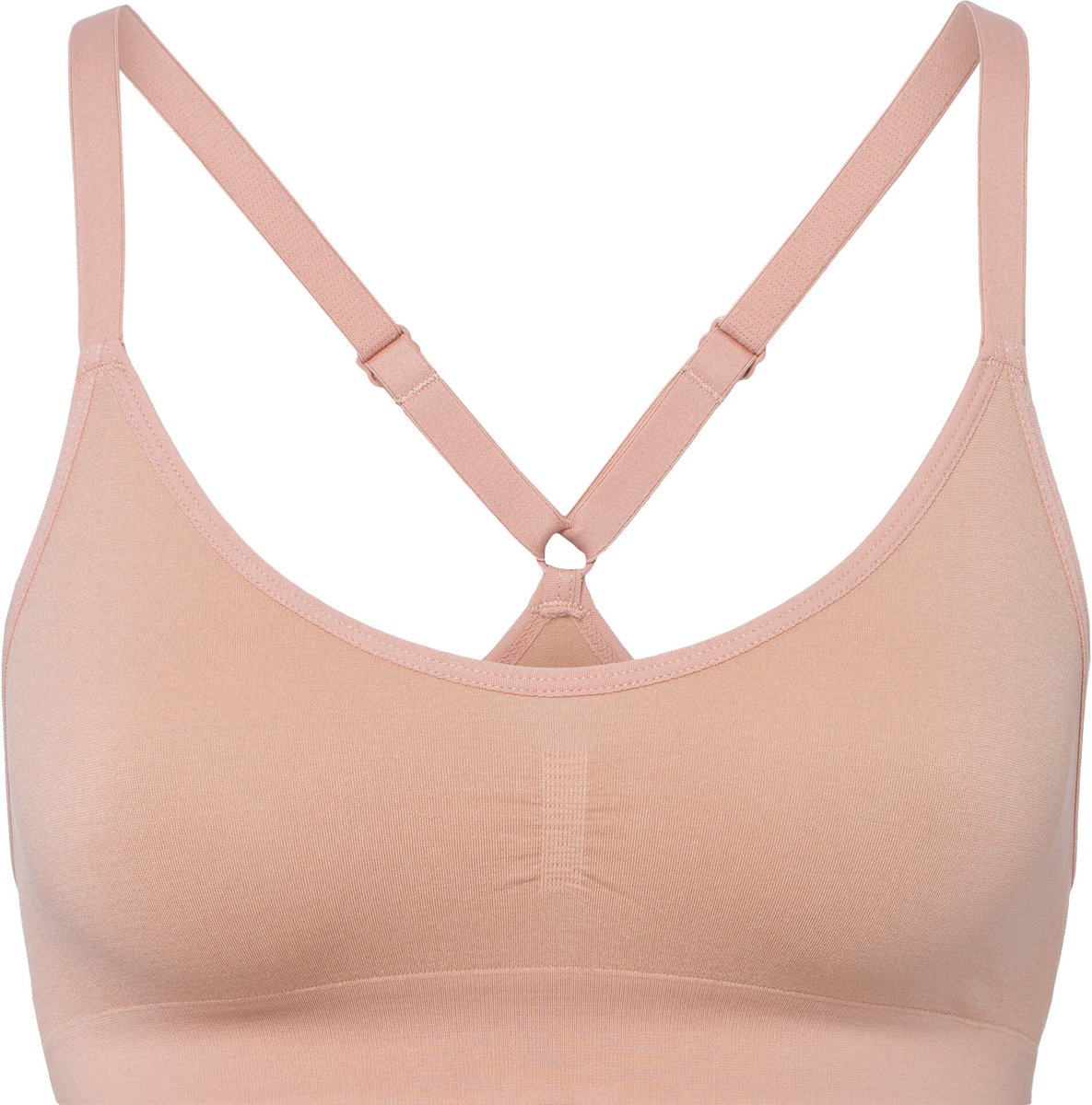 BeeDees Bralette Comfee Pure Beugelvrije One-Size bh met smalle bandjes nude