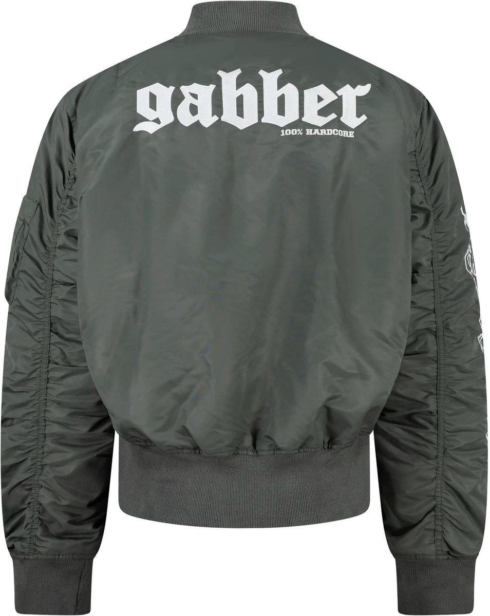 Gabber Bomberjack Groen - Maat: 4XL