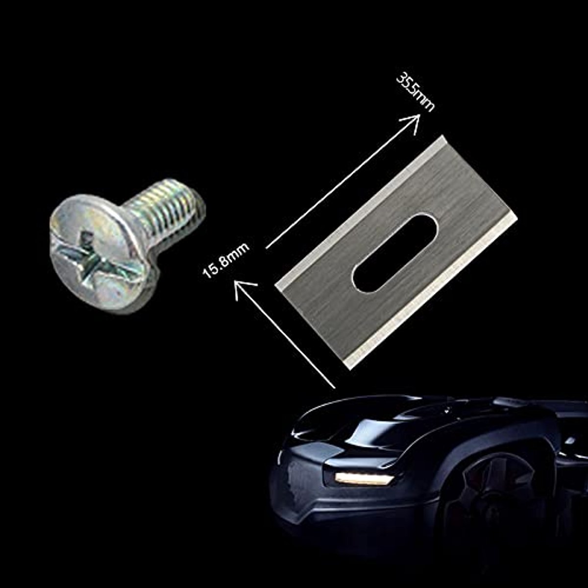 Scherpe Reservemessen Robotmaaiers 30 Stuks RVS - Scherpe - €80,43