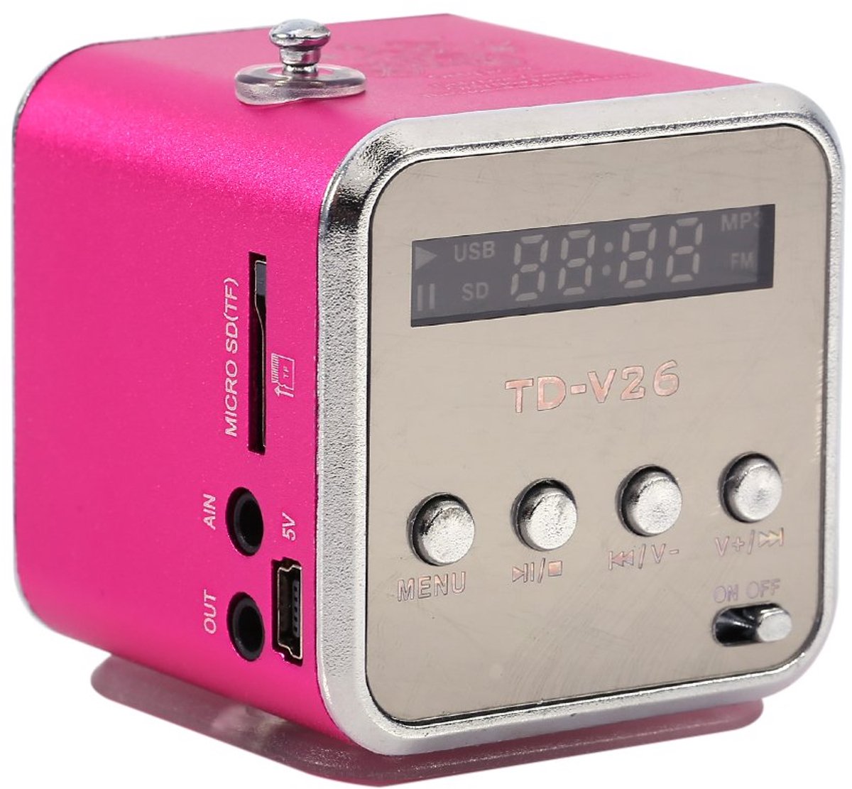 Mini Portable FM Radio Speaker, MP3 Player with MP3 Player and MP3 Player for MP3 Player ()