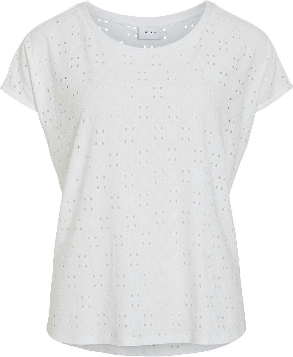 VILA - VIKAWA S/S O-NECK TOP/KA - Dames - Blouses