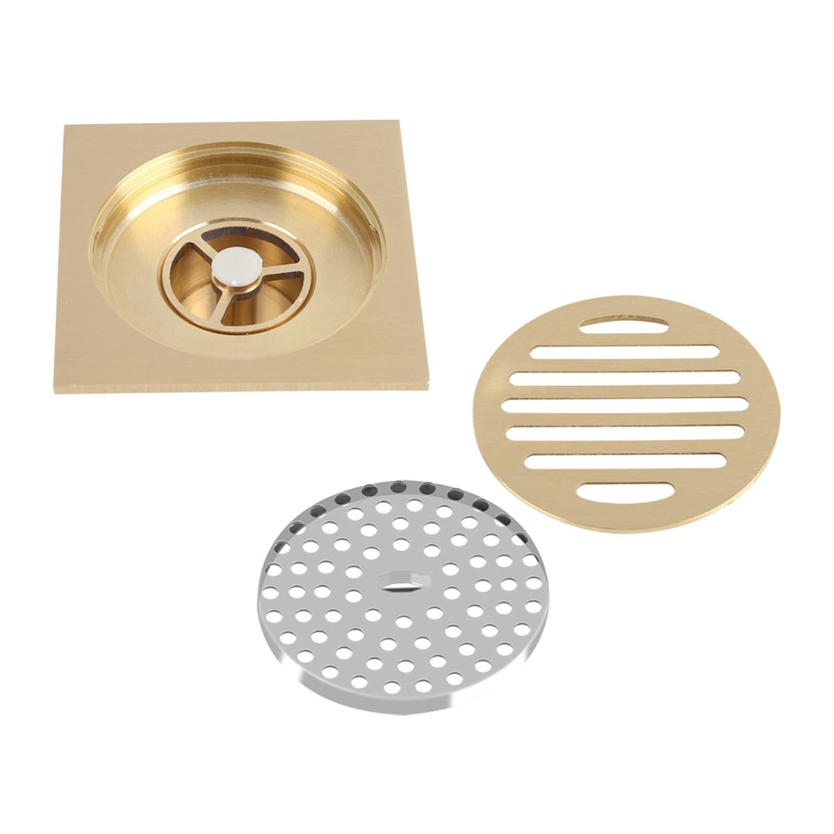 Square Floor Drain, 10×4cm Floor Drain, Floor Waste Drain for Bathroom Home