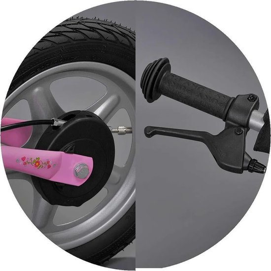 Puky loopfiets voor kinderen vanaf 2.5jaar in Roze met Rem