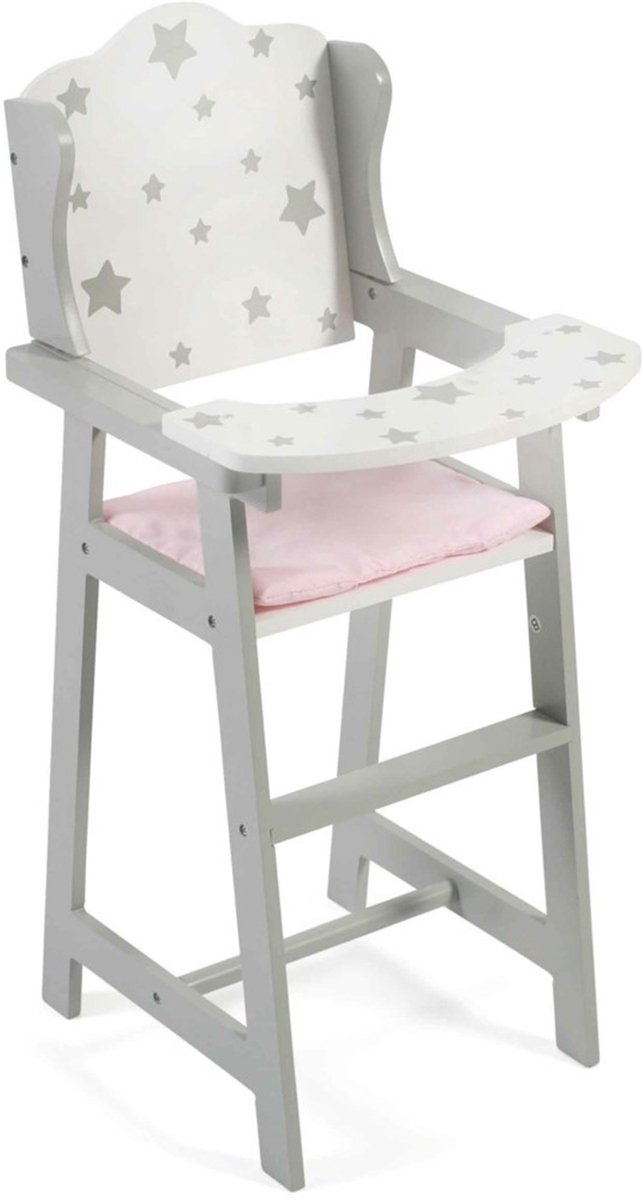 Bayer Chic 2000 - Houten Poppenstoel - Grey Stars