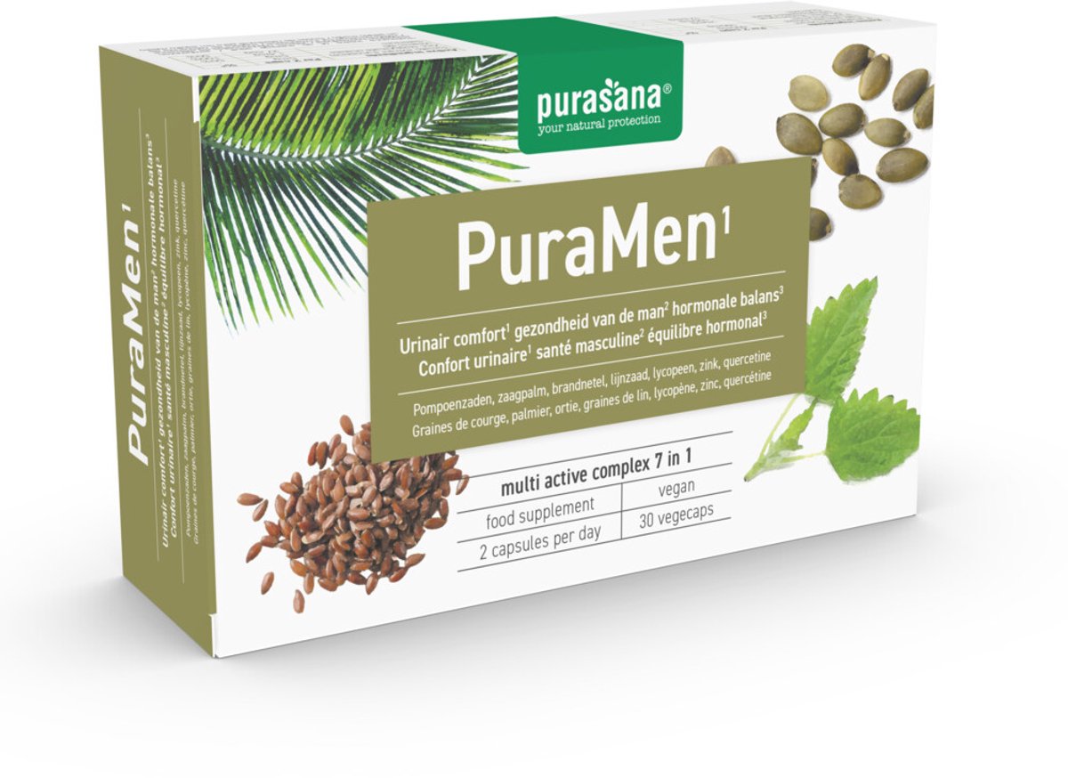 Purasana - PuraMen - 3 x 30 capsules - Voordeelverpakking