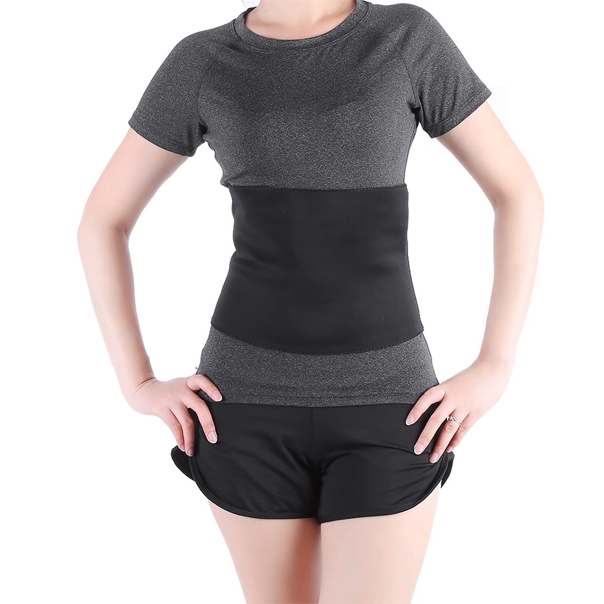 Abdominal Slimming Belt, Compression Function for Burning Belly Fat, Universal Fitness Belt for Men and Women