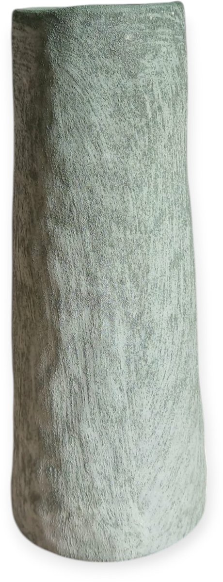 Daan Kromhout – Vaas – Bloemenvaas – Porto – Groen – Keramiek – Robuust – 12x12x29cm
