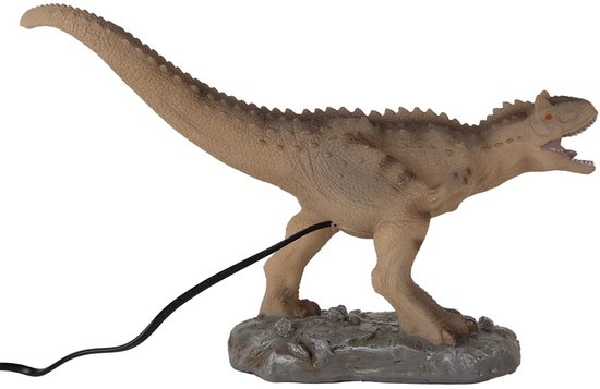 Clayre & Eef Nachtlampje Kind Dinosaurus LED 36x15x26 cm Bruin Kunststof van Merkloos — afbeelding 5