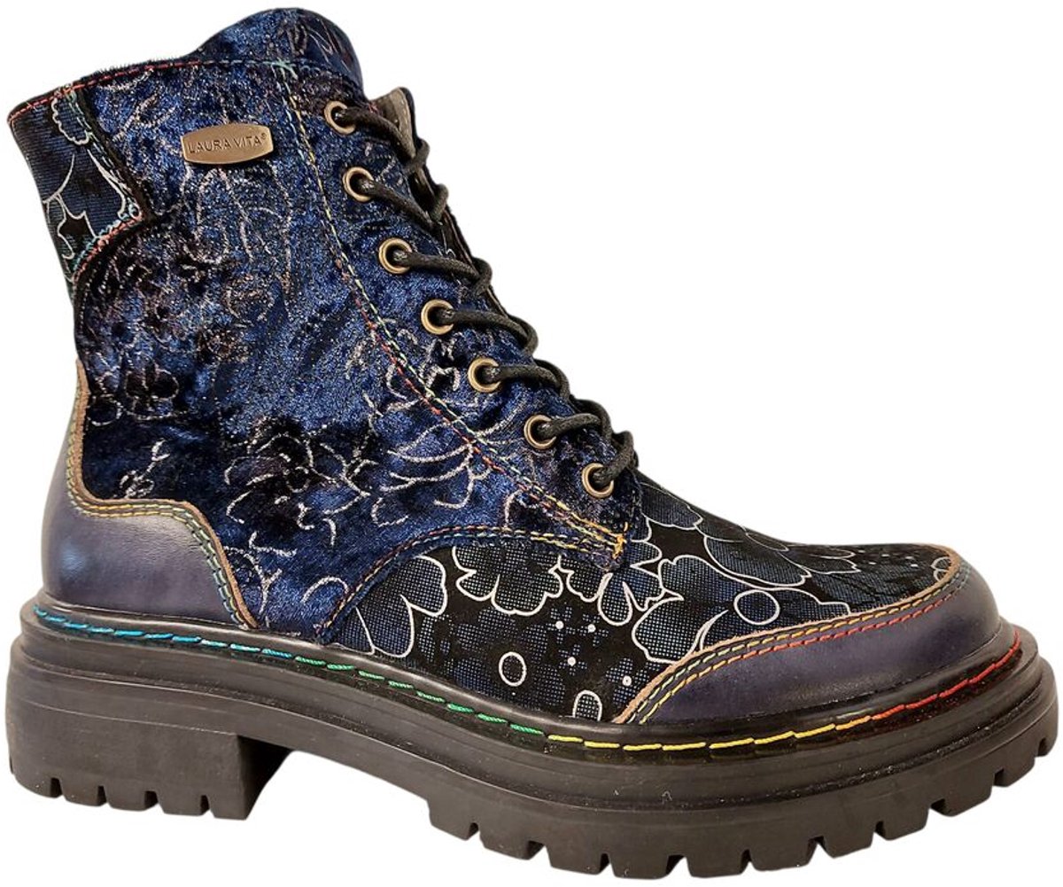 Laura Vita Veterboot Kandyo 42 SO022-42 Marine Blauw