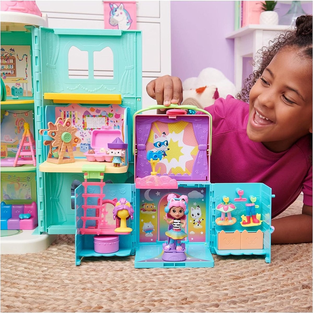 Gabby's Poppenhuis - Gabby's Verkleedkamer-speelset met accessories en unieke Gabby-figuur — afbeelding 10