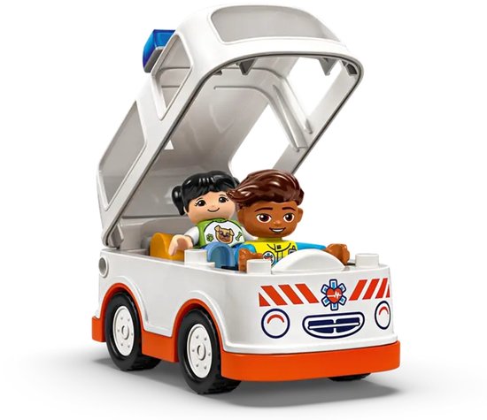 LEGO DUPLO Ambulance avec chauffeur pour faire semblant de jouer - 10447