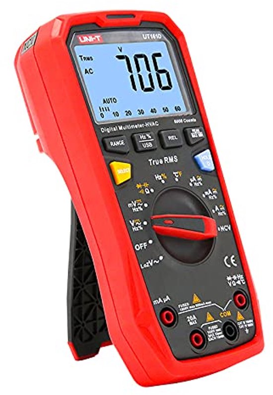 1000V True RMS Digitale Multimeter met USB-communicatie en ...