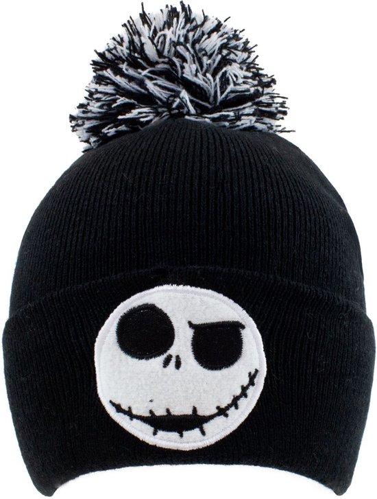 The Nightmare Before Christmas Jack - Face Badge Unisex Beanie - zwart - Standard