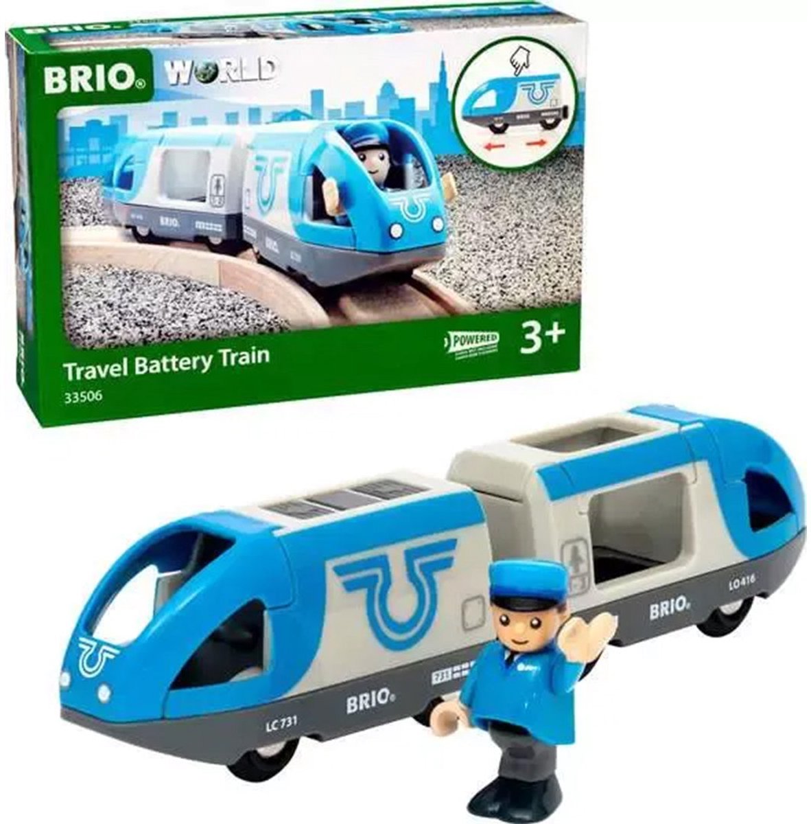 BRIO Passagierstrein op batterijen - 33506 — afbeelding 12