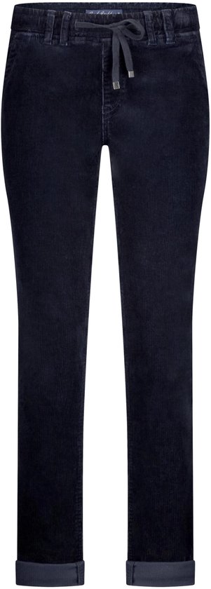 Pantalon à boutons rouges Tessy 10w Cord Srb4646 Bleu marine Taille femme - W38