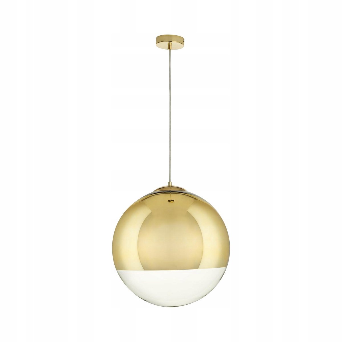 Hanglamp Flash L Goud/Transparant E27 - Stijlvol Design