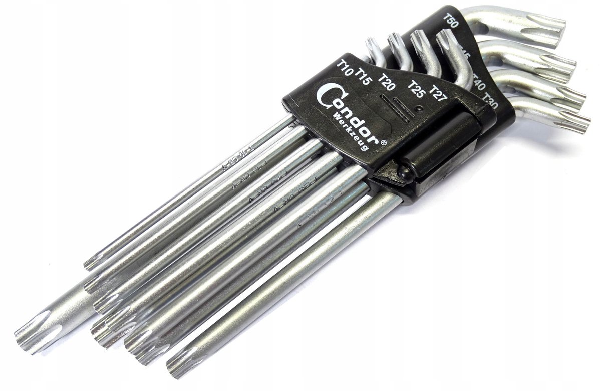 Torx Sleutelset T10-T50, 9 Delig, Condor Duitsland
