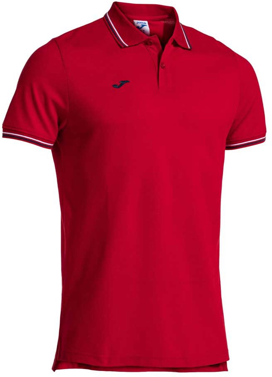Joma Confort Classic Korte Mouw Poloshirt Rood 2XL Man