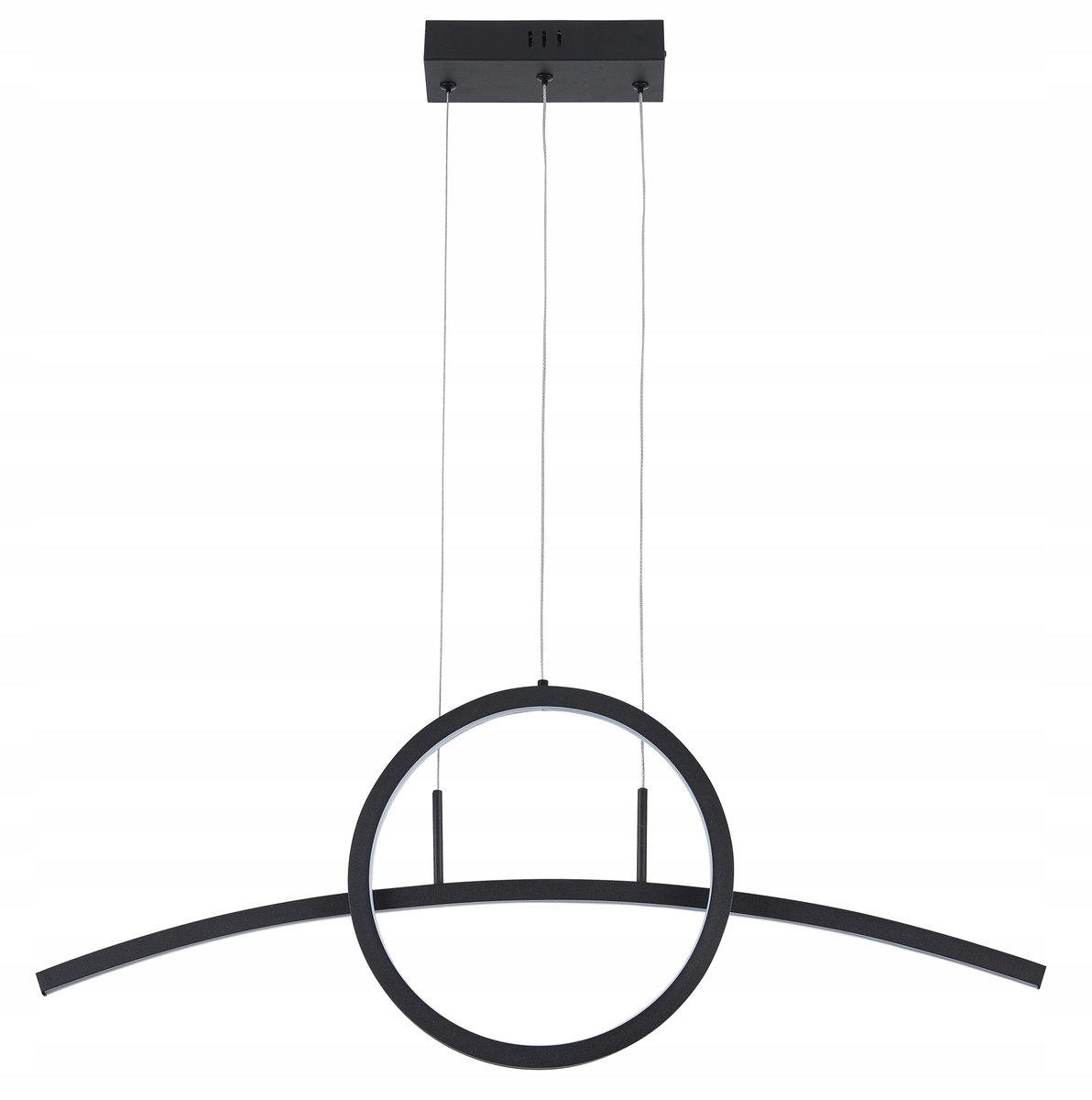 Evora LED Hanglamp Mat Zwart 32W 2560lm 4000K