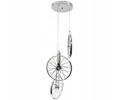 Sanico Bicykl Hanglamp Chroom 3x LED 33W Warm Wit 3000K