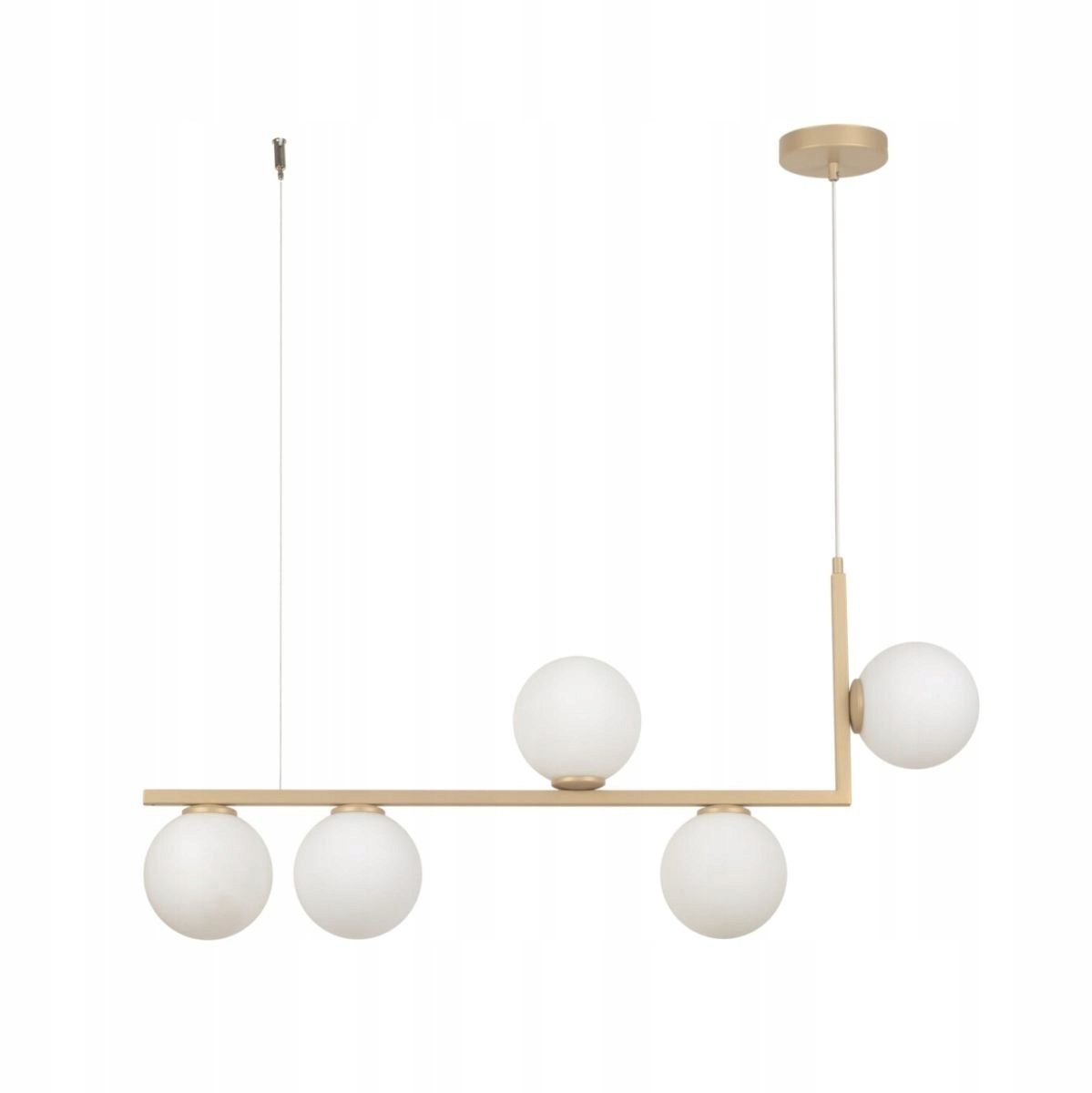 Sigma ANDY 5 Hanglamp 33612 - Modern Geel/Goud & Wit