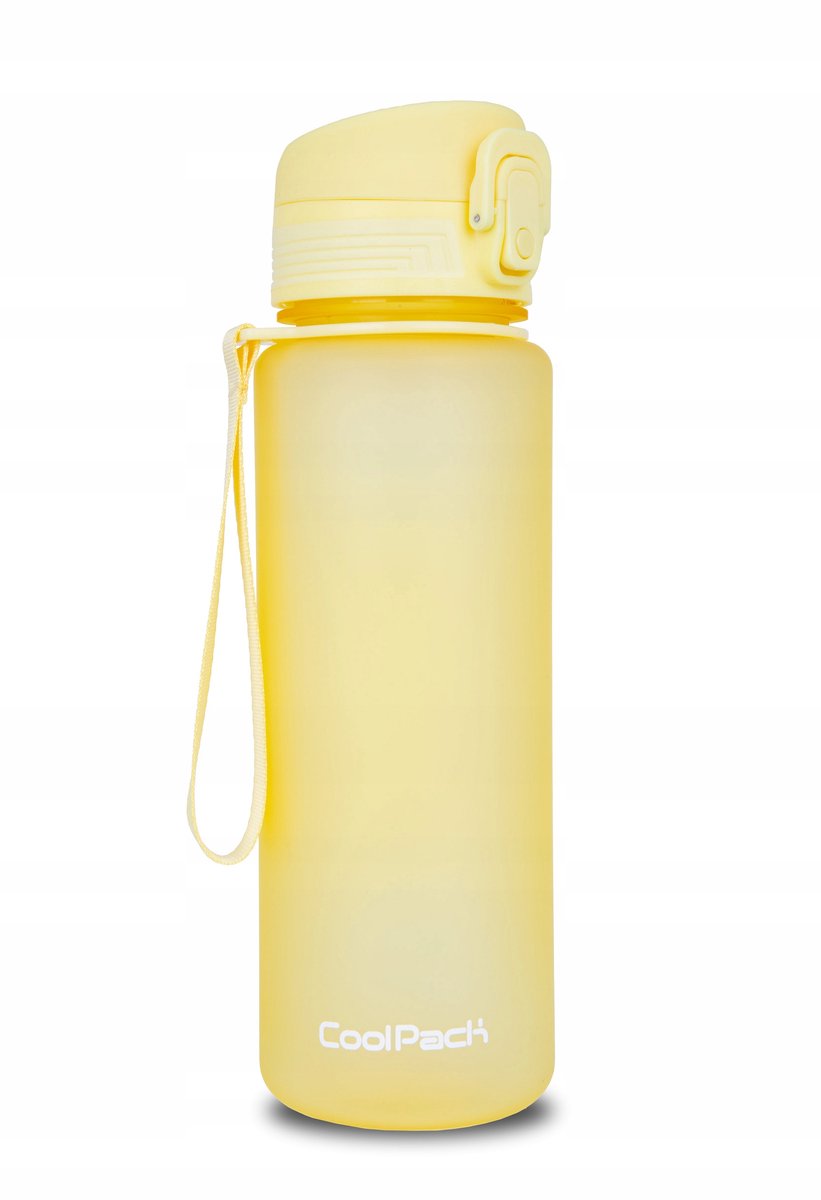 Brisk Bidon Pastel Geel 600ml - Perfect voor School & Sport