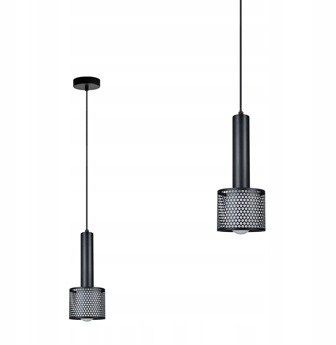 Moderne Hanglamp AMO Zwart E27 - Stijlvol Design