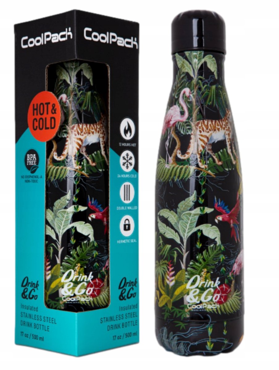 Coolpack Malindi Thermosfles 500ml - Jungle Design