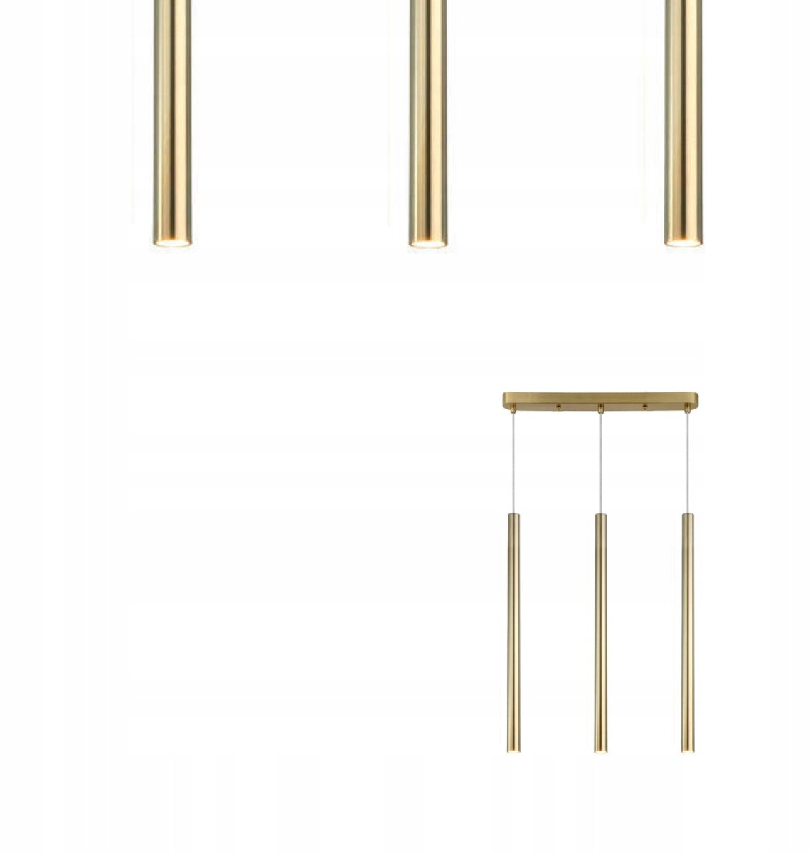 Lungo Hanglamp Goud 3x5W G9 - Stijlvolle verlichting