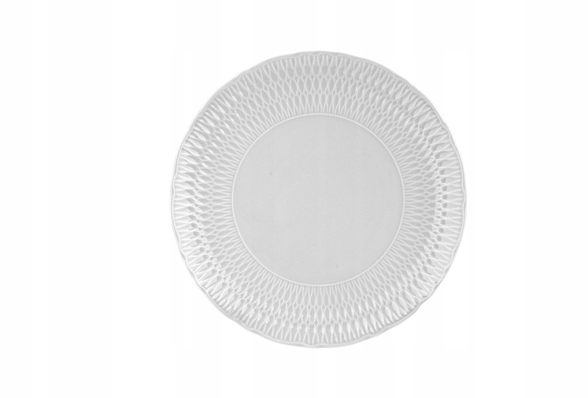 Sofia Wit Bord Bord 26 cm - Stijlvol en Elegant
