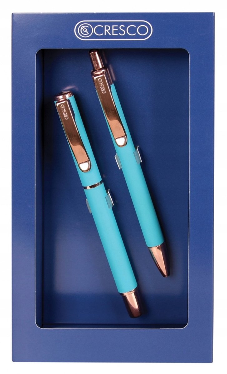 Cresco Master Set: Vulpen & Balpen in Blauw Etui