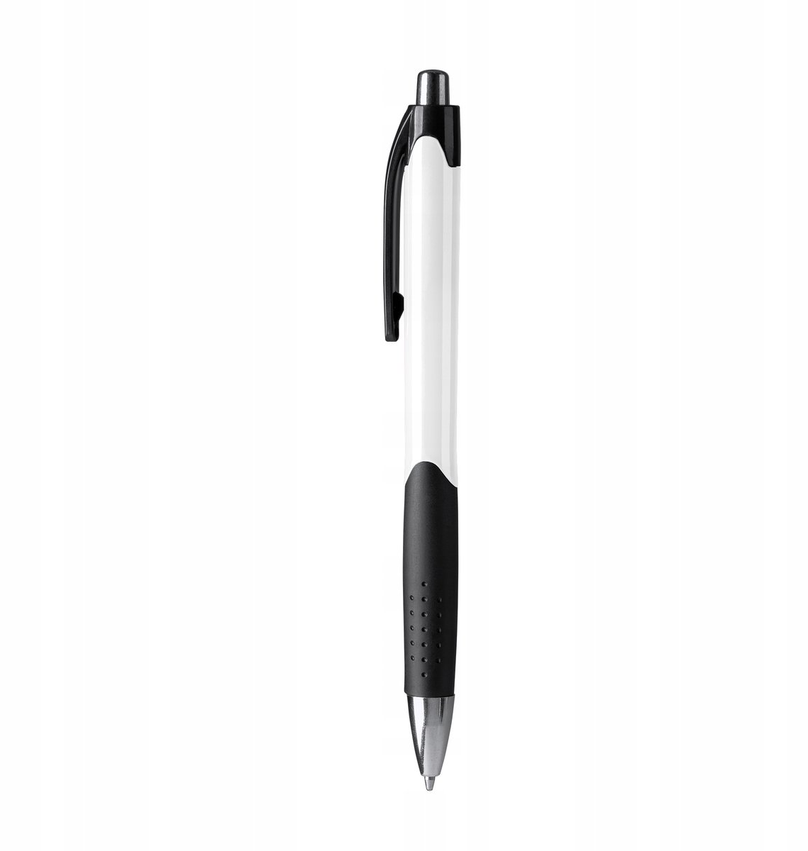 Premium ABS Pen met Knop - Comfortabele Grip - Wit
