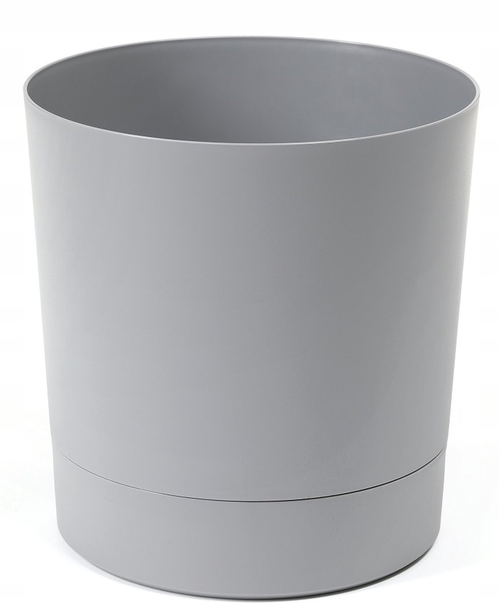 Aura Pot met Schotel Grijs Ø 35cm H 36,8cm