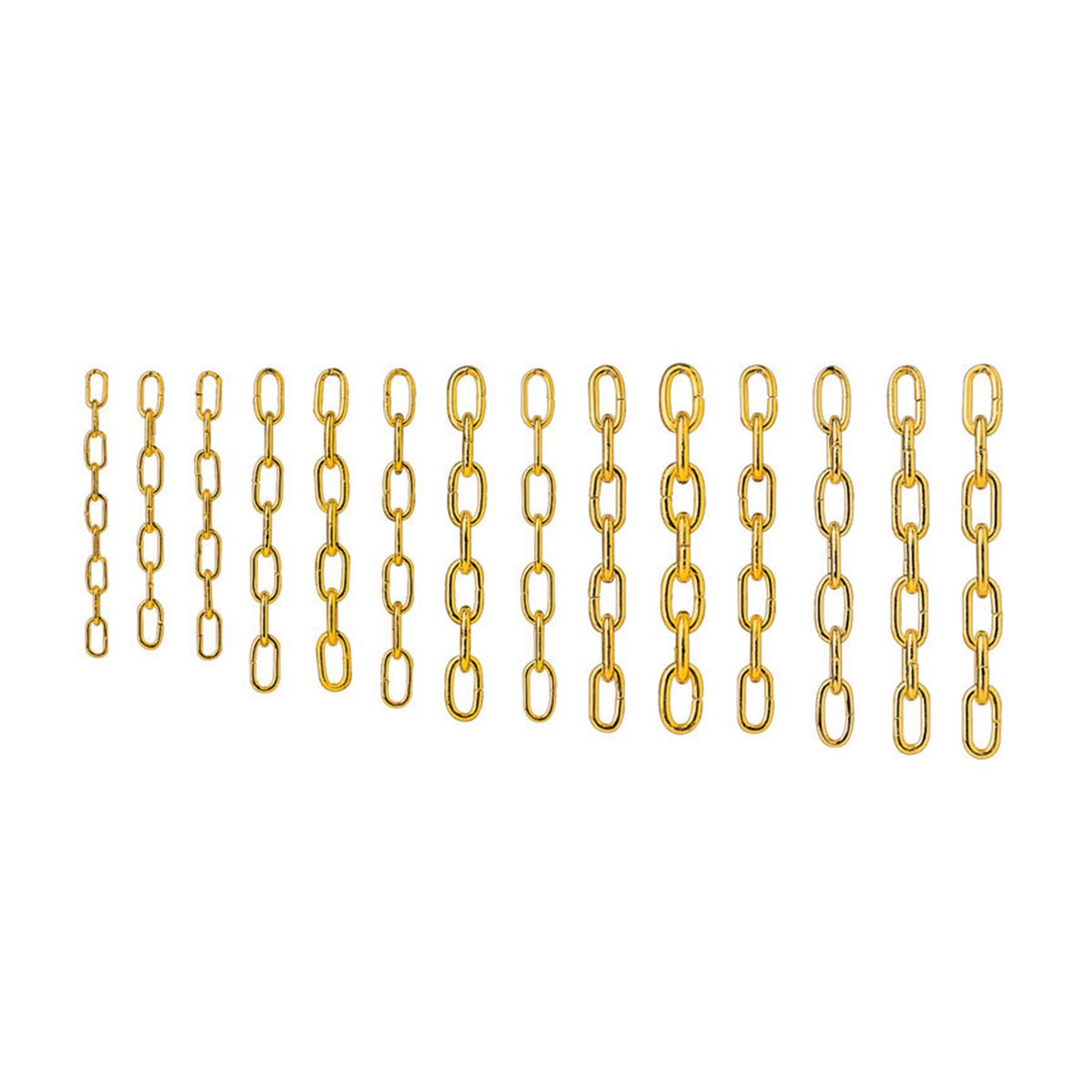 Gewichtketting geel L:1800 Schakellengte: 13,1 Ø 9,9mm