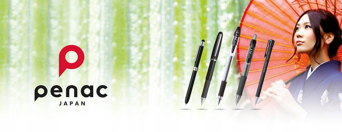 Penac Gelpen Zwart 0.7mm - Sneldrogend & Comfortabel